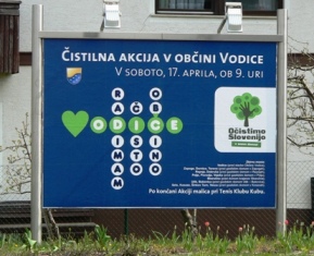 plakat Očistimo Slovenijo podira rekorde tudi v Vodicah