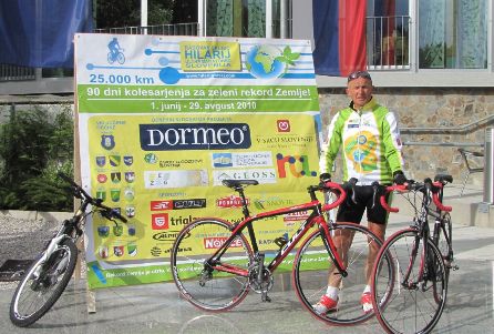 hilarij Slovenec za zeleni rekord Zemlje